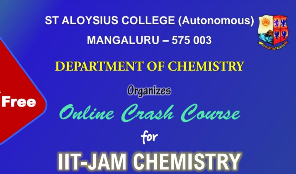 Online Training Programme for IIT-JAM in Chemistry – 2023