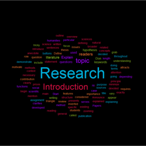 INTRODUCTION TO RESEARCH